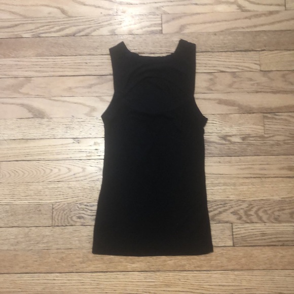 Enza Costa Black Reversible Half Moon Rib Tank Size XS - Picture 6 of 8